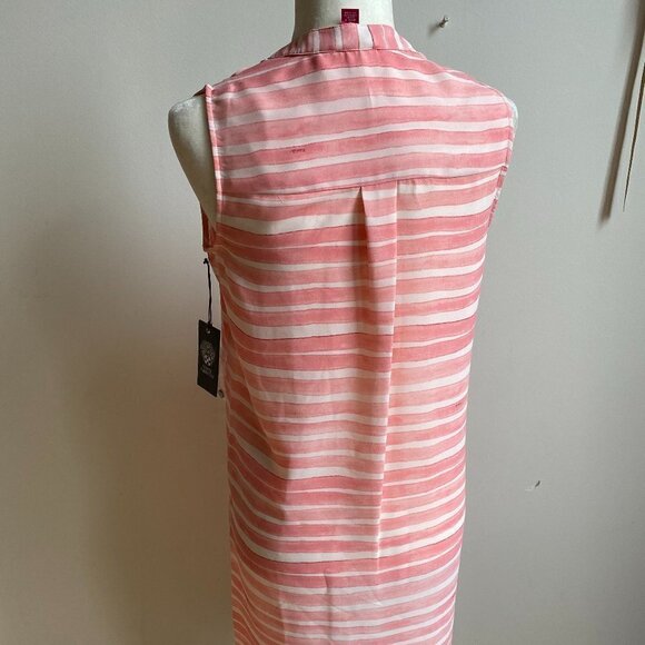 DOWN black
Vince Camuto Dress BNWT Xsmall Sleeveless Button Down Black - Picture 5 of 8